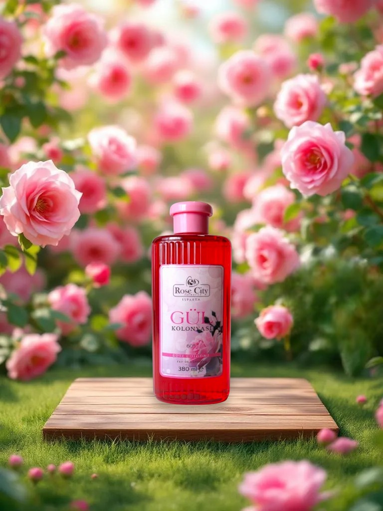 Rosecity Gül Kolonyası 380 ml Pet Şişe - Görsel 2