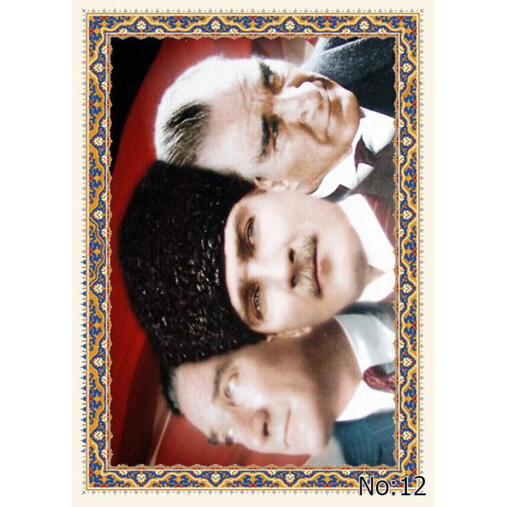 Atatürk Portre Duvar Halısı & Atatürk Tablo Resim Özel Üretim - Görsel 12