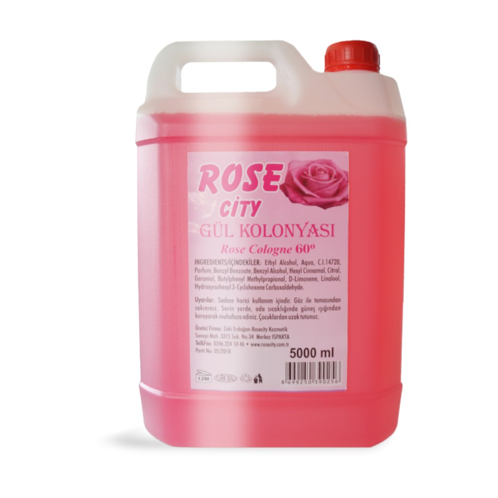 Rosecity Gül Kolonyası 5000 Ml Bidon