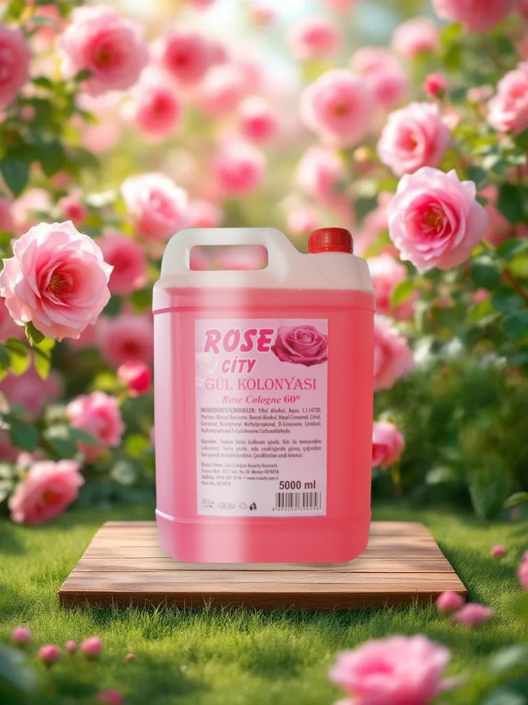 Rosecity Gül Kolonyası 5000 Ml Bidon - Görsel 2