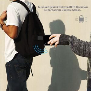 Otomatik Mekanizmalı Alüminyum Kartlık RFID Korumalı - Görsel 7