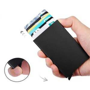 Otomatik Mekanizmalı Alüminyum Kartlık RFID Korumalı - Görsel 4